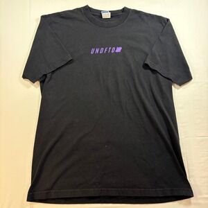 Undefeated Summer League T Shirt Mens Large Black Lakers Purple Yellow Graphic